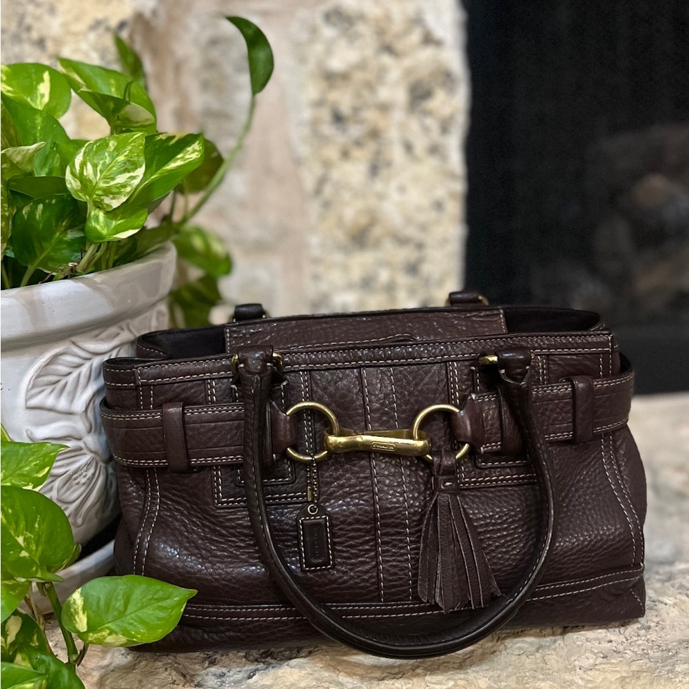 Coach Classic Dark Chocolate Hand Bag